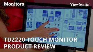 ViewSonic TD2220 Touch Monitor Product Review [upl. by Suolkcin224]