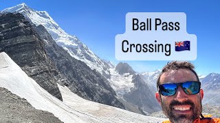 My favourite hike in New Zealand Ball Pass Crossing Mount Cook National Park 23022024 [upl. by Cahilly]