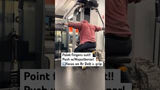 Reverse PEC deckMYOreps 260lbs rear delts by top scoring Doctor 1 Done CORRECTLY ✅description [upl. by Kcered]