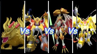 Fanglongmon Shin Vs X7 Vs Exa X Vs X7SM  Battle Of The Strongest DATA DMO Digimon master online [upl. by Gnet858]