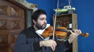 Ferdinand Kuchler  Violin Concertino  Op 11  2 Mov [upl. by Thisbe]