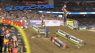 HUDSON DEEGAN RACES A2 SUPERCROSS [upl. by Rollin]