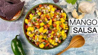 MANGO SALSA RECIPE EASY [upl. by Ullman]