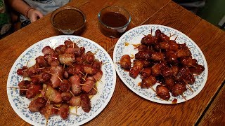 Bacon Wrapped Lil Smokies on a Pellet Grill [upl. by Corrie948]