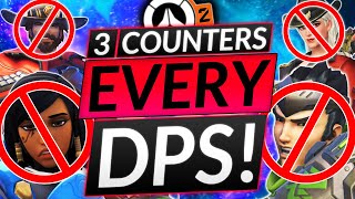 3 COUNTER PICKS for EVERY DPS HERO  LITERALLY FREE WINS  Overwatch 2 Guide [upl. by Ramyaj]