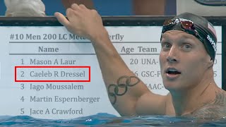 Caeleb Dressel is swimming in a meet [upl. by Lai828]