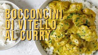 Bocconcini di vitello al curry  Ricette spezzatino  Chef Deg [upl. by Hardie]