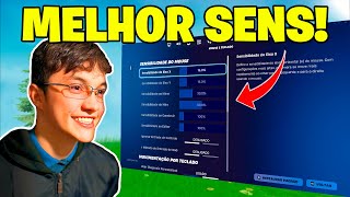 A MELHOR SENSIBILIDADE PARA FORTNITE [upl. by Airotkciv915]