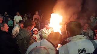 The Youngster First  Flaming Tar Barrels 2024 Ottery St Mary [upl. by Sheley]