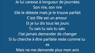 Maxime Henry  Je taime comme tu es  PAROLES [upl. by Enttirb]