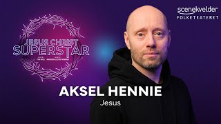 Aksel Hennie spiller Jesus i Jesus Christ Superstar på Folketeateret [upl. by Ahsilaf]