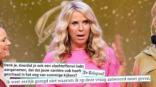 Linda de Mol pissig ‘Hoezo moet ik antwoord geven op deze vraag’ [upl. by Paradies232]