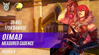 35 KILL 175K DAMAGE OIMAD CASPIAN PALADINS COMPETITIVE MASTER MEASURED CADENCE [upl. by Meuse]