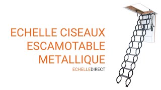 Echelle escamotable métallique ciseaux  LST [upl. by Ecnerret945]