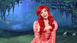 Ariel The Little Mermaid Singing quotMa Belle Evangelinequot Princess and the Frog [upl. by Harper943]