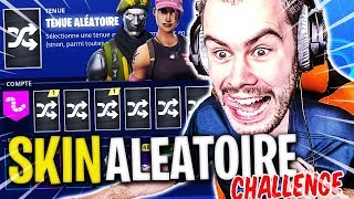 LE SKIN ALEATOIRE CHALLENGE SUR FORTNITE BATTLE ROYALE [upl. by Demakis696]