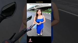 💙😗helpedacutegirlonhighway helpedacutegirl motovlog bike lift shortsfeed shorts [upl. by Roper]