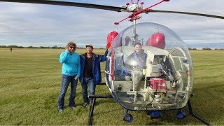 Bell 47 Helicopter Classic Ride [upl. by Karub]