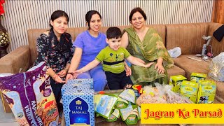 Jagran Ka Parsad 😍Dry Fruits  Manchanda Family Vlog [upl. by Akemor254]