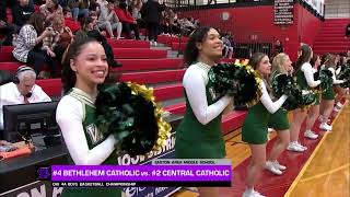 District XI 4A Boys Basketball Championship  Bethlehem Catholic vs Central Catholic [upl. by Nanny]