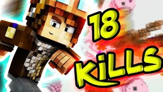 INSANE BEDWARS 18 KILLS [upl. by Ynnam]