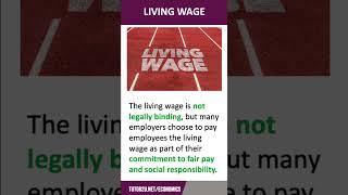 Living Wage  60 Second Economics  ALevel amp IB [upl. by Trubow]