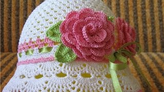 Летние детские шляпы крючком Summer Crocheted Baby Hats Ամառային մանկական գլխարկներ հելունով [upl. by Neyugn668]