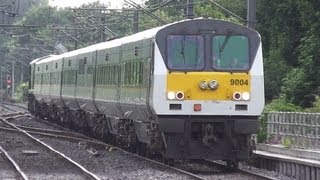 Irish Rail Class 201 227  Enterprise 9004  Clontarf Road Station Dublin [upl. by Osnola]