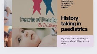 history taking in paediatricsfever part 2clinical paeds [upl. by Asyla]