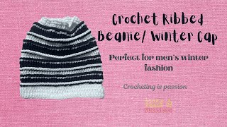 Crochet Ribbed Beanie Tutorial  Get Ready for the CUTEST Crochet Beanie Ever beanie winterhat [upl. by Nassir]