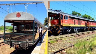 Rovos Rail makes its regular stop in Kimberley 090324 [upl. by Ycrad]