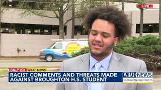 Broughton High School student the target of racist threats on Instagram [upl. by Petronella]