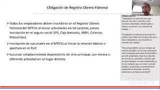 Nuevas Disposiciones del quot Registro Obrero Patronalquot Decreto 198924 [upl. by Lipscomb]