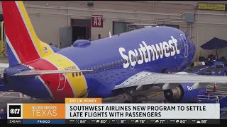 Southwest Airlines launches new program to settle late flights with passengers [upl. by Whitson]