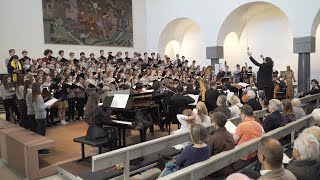 Chor Gymnasium Kloster Disentis conducted by Peter Werlen [upl. by Wylma18]