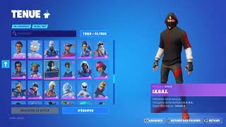 JE VEND MON COMPTE FORTNITE TRYHARD ET RARE AVEC 250 skins jynx Iconik et 172 pioches [upl. by Birk]