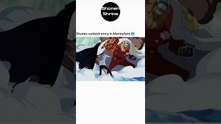 Shanks coldest entry in Marineford🔥onepiece Shanks marinefordarc [upl. by Tonjes]