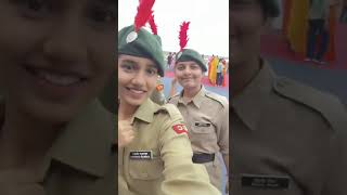 Ncc cadet 👮‍♀ followncccadetviralvideolike [upl. by Ilenay]