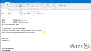 Office 2016 Effizienz  Tipps und Tricks in Outlook 1  Von der EMail zur Aufgabe [upl. by Conner]