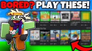 The BEST Roblox Games To Play If You’re BORED [upl. by Lennaj]