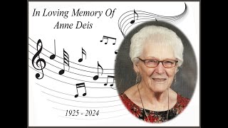 Funeral Mass for Anne Deis [upl. by Charlet]