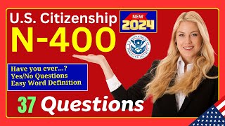 N400 Part 9 Questions and Vocabulary Definitions  US Citizenship Interview Preparation N400 Part 9 [upl. by Rexanne]