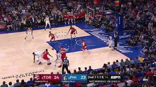 Patrick McCaw All Game Actions 05052019 Toronto Raptors vs Philadelphia 76ers Game 4 Highlights [upl. by Fasa856]