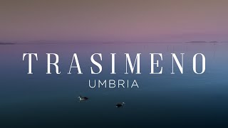 Lake Trasimeno  Umbria  Italy Aerial Drone Video [upl. by Silva]