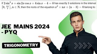 If 2 sin3 x  sin 2x cos x  4 sin x − 4  0 has exactly 3 solutions in the interval  0  nπ2 [upl. by Annat]