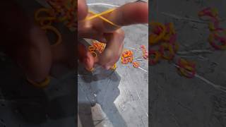 How to make loom Bands looms friendship design shorts [upl. by Rehoptsirhc]