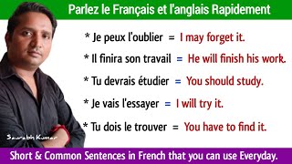 Parlez Français et Anglais  Short amp Common Sentences in French that you can use Everyday [upl. by Ahsinan]