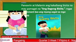 GRADE 4 FILIPINO Q3W7  NAGAGAMIT NANG WASTO AT ANGKOP ANG PANGATNIG [upl. by Eleanore]