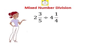 Mixed Number Division  improperfraction [upl. by Tertius]