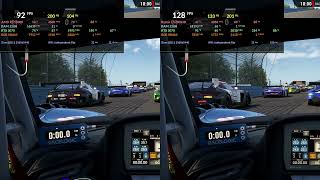 CPU comparison in simracing games Ryzen 5600X vs 5700X3D [upl. by Acherman]